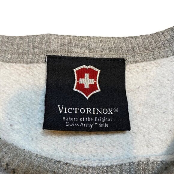 Victorinox Mens Grey‎ Crewneck Sweatshirt Large - Picture 4 of 8